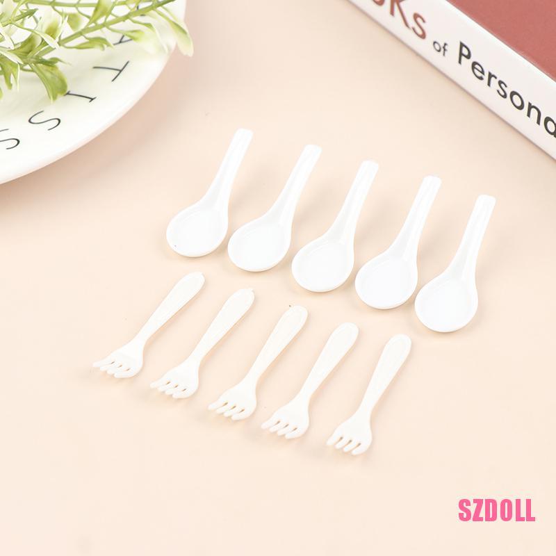 Set 10 Dụng Cụ Ăn Uống Mini Dành Cho Nhà Búp Bê