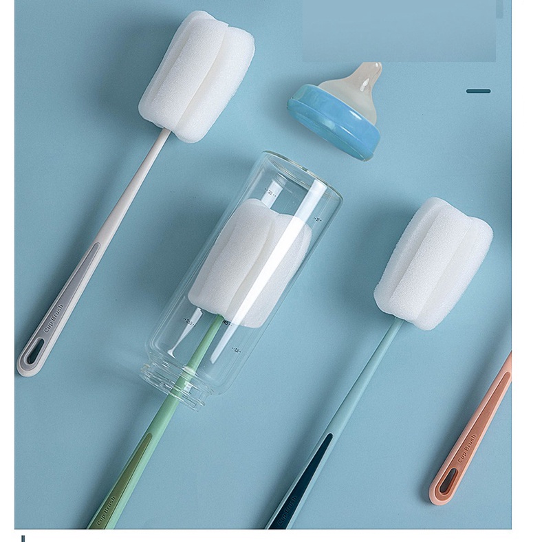 Cọ Rửa Ly,Tách, Bình Sữa Có Tay Cầm Dài Tiện Lợi, Sáng Tạo#CRL