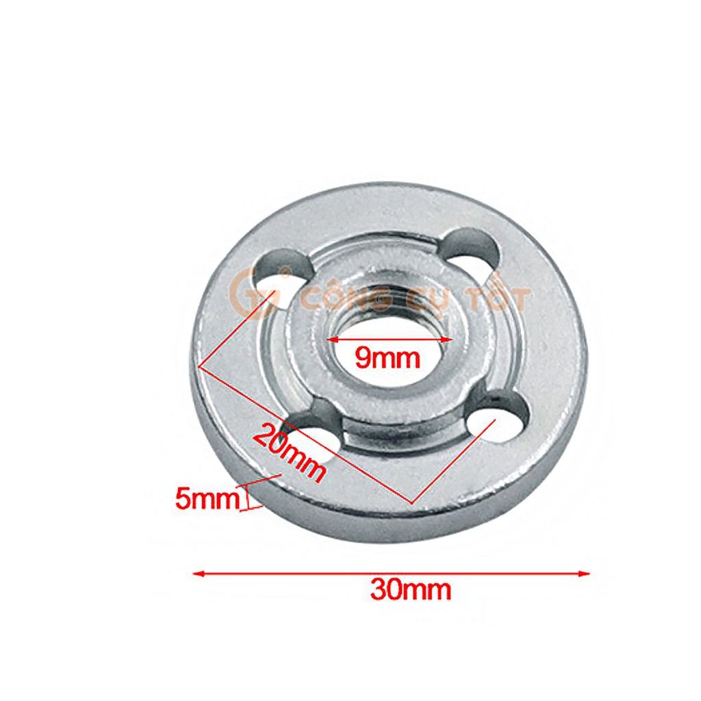 Đai ốc hãm máy mài ren M9