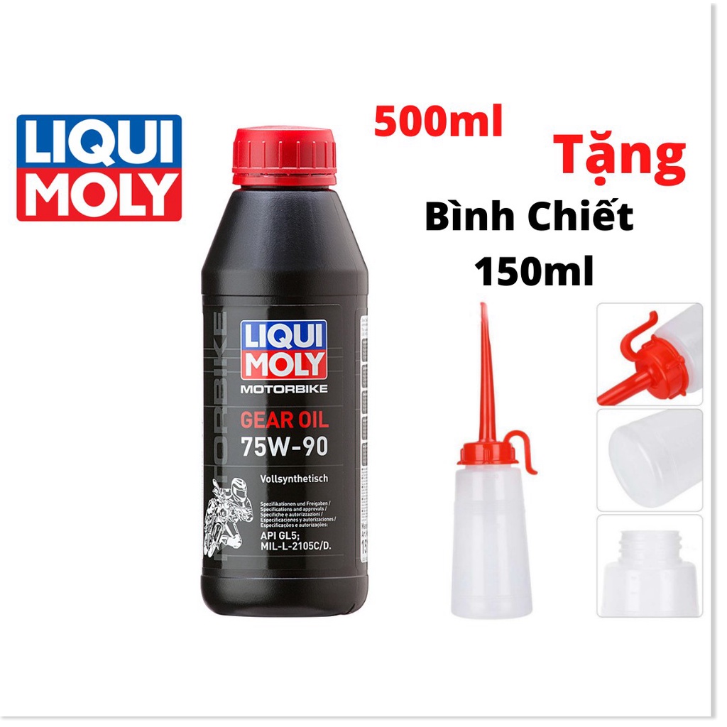 [HCM] Nhớt Hộp Số (Nhớt Láp) Xe Tay Ga LIQUI MOLY 75W90 Tặng Bình Chiết .Uy Tín - Chất Lượng - Giá Hủy Diệt