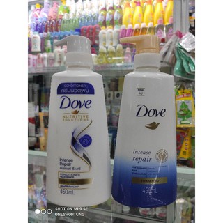 Dầu Gội Xả DOVE 480ml Thái 