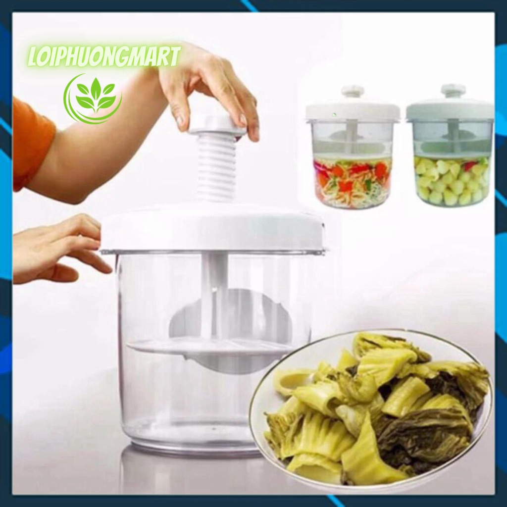 hộp muối dưa cà LoiphuongMart nhựa Việt Nhật 5 lít nhựa an toàn pp chất lượng cao