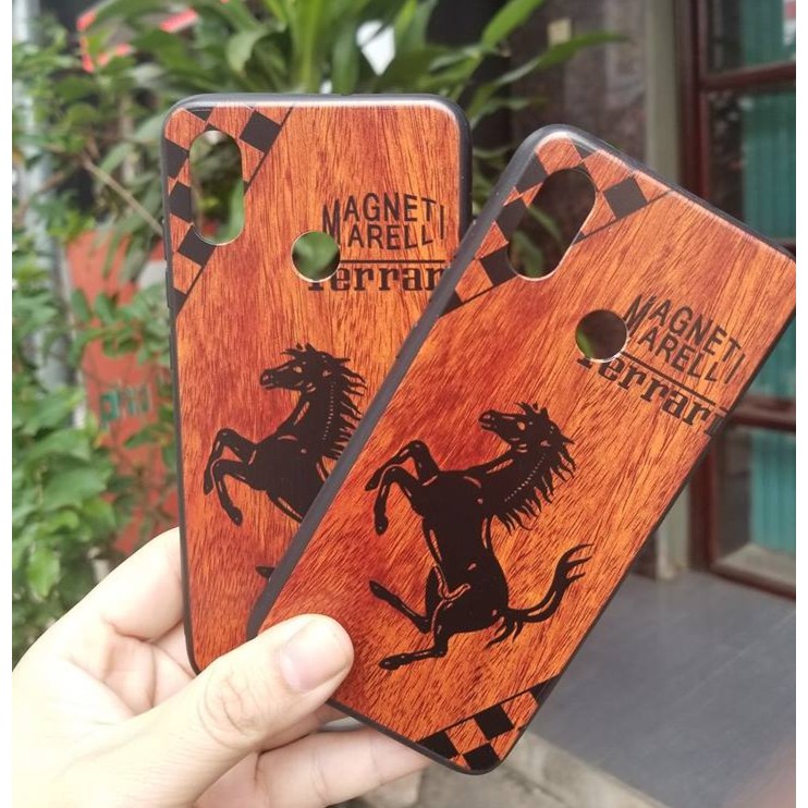 Ốp lưng xiaomi redmi note 5 pro / mi 6x vân gỗ thời thượng