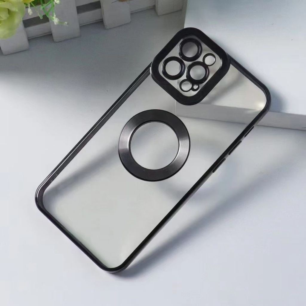 Ốp Lưng Iphone - Ốp điện thoại nam châm 6D, Bảo vệ cam trong suốt, Viền vuông mạ màu cho iP 7,8,plus/X,XS/XSMAX/11/12/13
