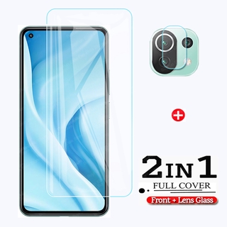 Kính cường lực 2 trong 1 bảo vệ camera cho Xiaomi 11 Lite 5g Mi 11i 11 Lite
