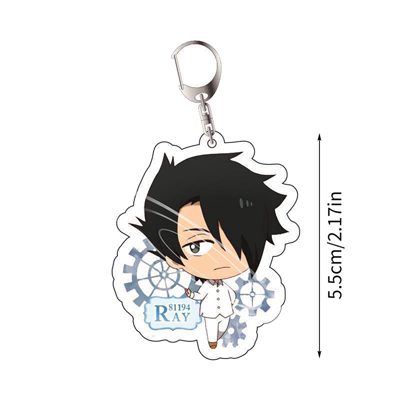 Móc Khóa Hình Nhân Vật Hoạt Hình Yakusoku No Neverland