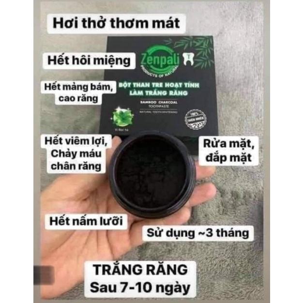 bột than tre hoạt tính zenpali