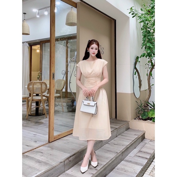 Váy lưới đan eo Kèm hoa siêu xinh