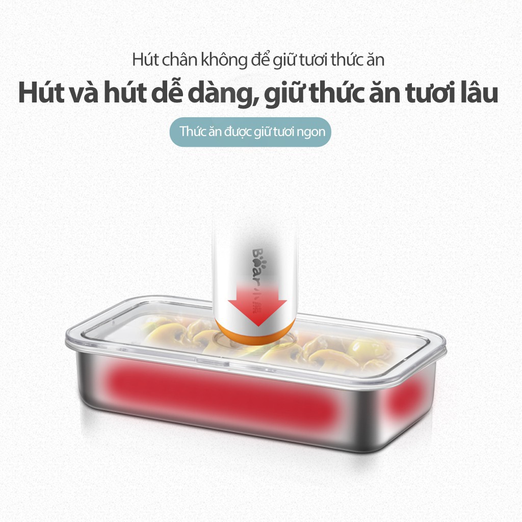 Hộp cơm điện cầm tay mini đa năng Bear DFH-B10J2 | BigBuy360 - bigbuy360.vn