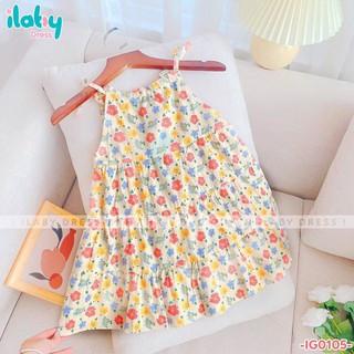 vải thô cotton hoa cam vàng