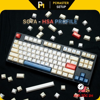 Keycap pbt Soya HSA profile nút cho bàn phím cơ pcmaster