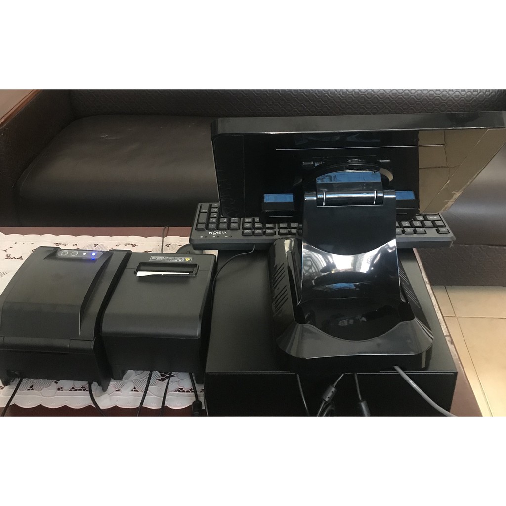 Trọn bộ máy tính tiền cảm ứng( Ứng dụng bán hàng Vĩnh Viễn+ Máy Pos Cảm Ứng + Máy In Bill + Ngăn Kéo + Giấy) | BigBuy360 - bigbuy360.vn