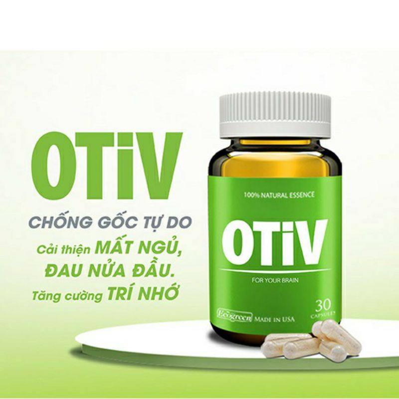 OTIV Cải thiện MẤT NGỦ, ĐAU NỬA ĐẦU, TĂNG CƯỜNG TRÍ NHỚ, PHÒNG NGỪA ĐỘT QUỴ, (Có tích điểm) | BigBuy360 - bigbuy360.vn
