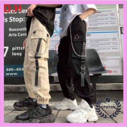 Quần kaki dây xích H&Đ