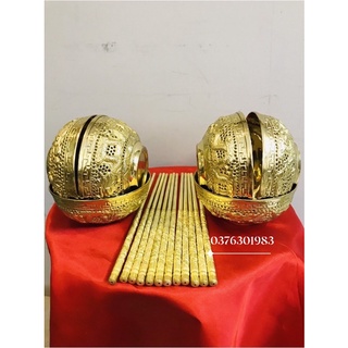 bát đũa thờ bằng đồng