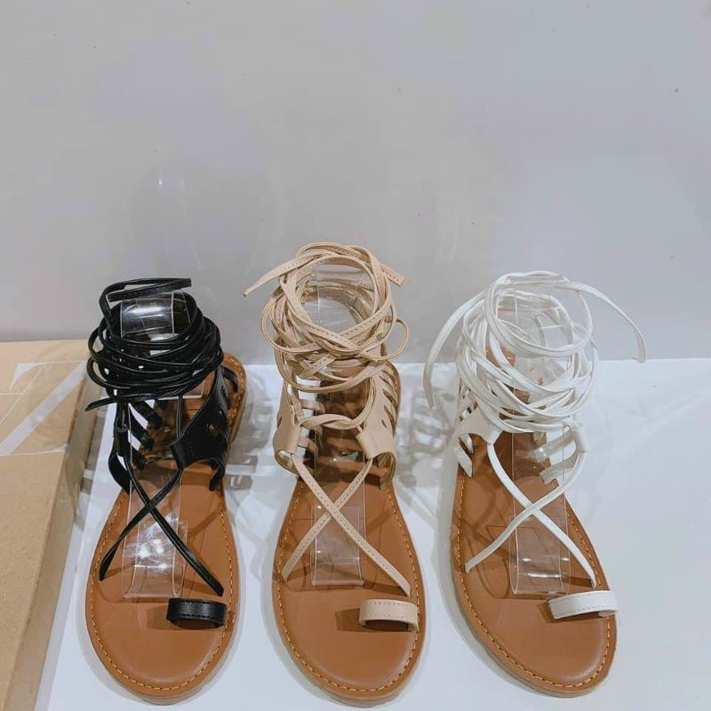 Sandal xỏ ngón quấn vòng lên gối (đế xịn loại 1)