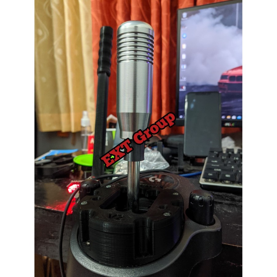 Tay nắm cần gạt số dài bằng nhôm chuyên dụng cho xe hơi Logitech G25 G27 G29 G920 G923
