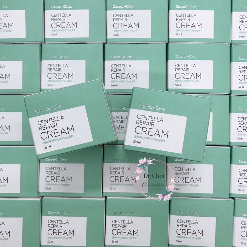 Kem Rau Má Dưỡng Ẩm Phục Hồi Giảm Thâm Nám Trắng Sáng Da Chống Lão Hóa GoodnDoc Centella Repair Cream sẽ