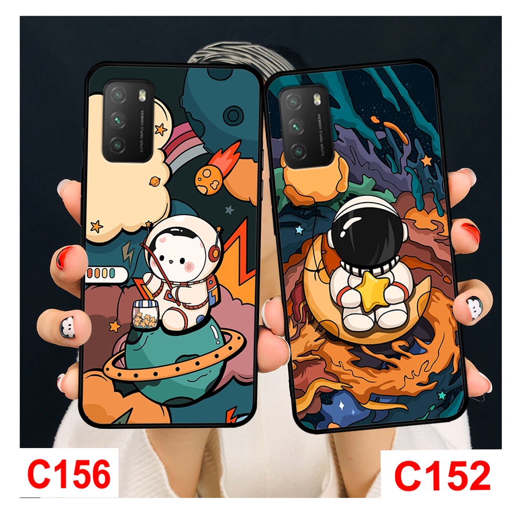 Ốp Redmi 9T - Xiaomi Poco M3  in hình phi hành gia, vũ trụ ngân hà. ốp lưng Xiaomi Redmi chất lượng.