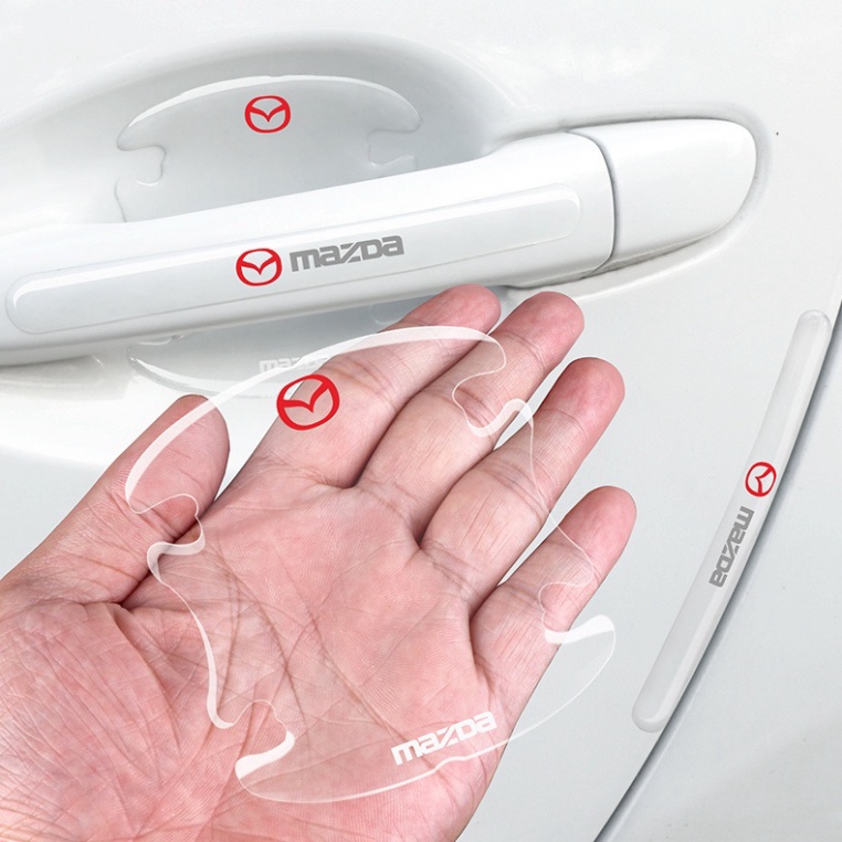 Bộ miếng dán hõm cửa tay nắm ô tô , miếng dán silicon chống trầy xước hõm cửa oto, xe hơi đủ các hãng xe