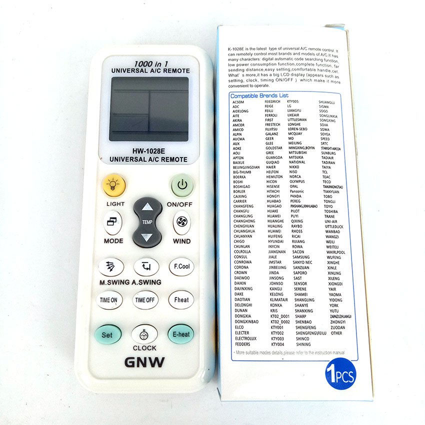 Điều Khiển Từ Xa Mới HW-1028E  Cho Máy Lạnh A/C