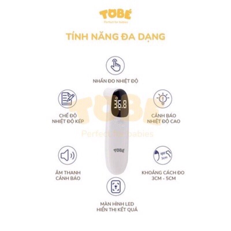 Nhiệt Kế Hồng Ngoại Cao Cấp Tobé Chính Hãng