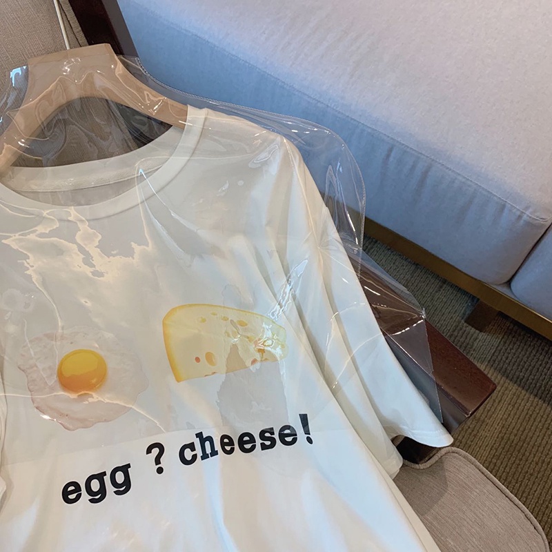 NRVP Áo Thun Nữ Tay Ngắn In Hình Phong Cách Hàn Quốc Thời Trang Mùa Hè 2022