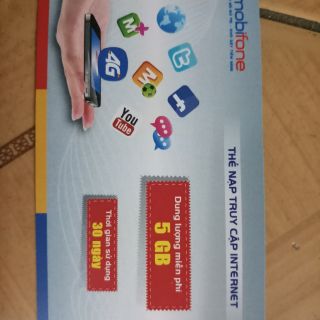 Thẻ data 5gb -Bán sỉ thẻ data Mobiphone 5gb 30 ngày ko thời hạn