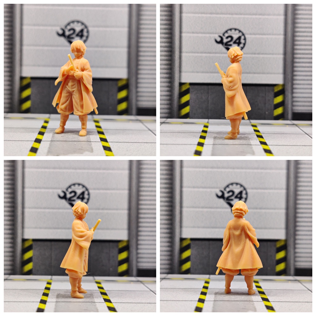 Khuôn Làm Búp Bê Handmade Superge1 / 64 Hình Lưỡi Gươm Diệt Quỷ Màu Đỏ Sắc Trực Tiếp Thủ Công S327