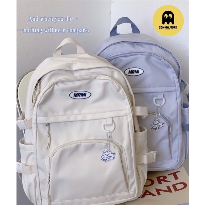 Balo đi học basic xinh xắn MrMi v4 màu pastel nhẹ nhàng 🪁 HÀNG CÓ SẴN
