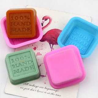 Khuôn Làm Xà Phòng Handmade 100% silicone Hình Vuông Nhỏ