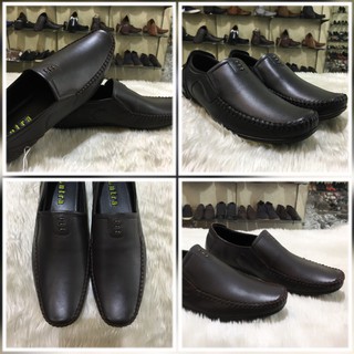 Giầy mọi nam da bò chấm Lutra