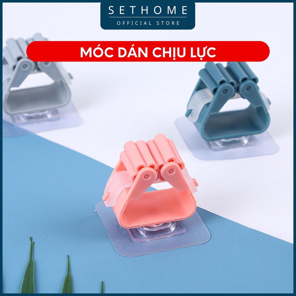 Móc Dán Chịu Lực SETHOME  Móc Treo Siêu Dính Tiện Lợi - Móc Nhựa Nhỏ Xinh Đa Năng