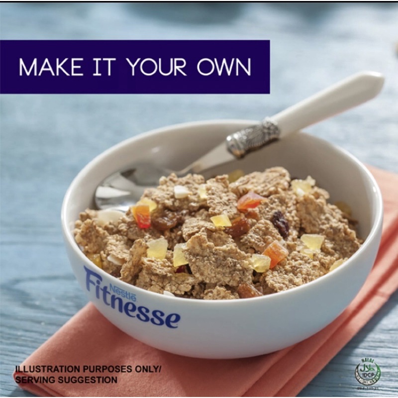 Bánh/ngũ cốc ăn sáng Nestlé Fitnesse Fruits  - Hộp 450g