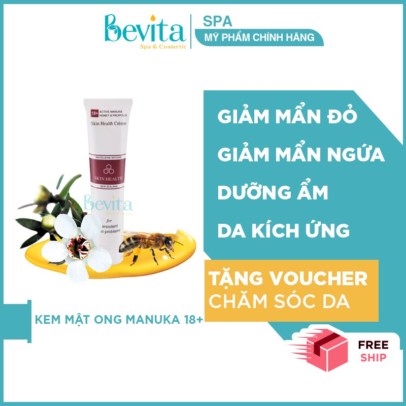 Kem mật ong giảm kích ứng Madeleine Ritchie 18+ Active Manuka Honey 40ml - Bevita
