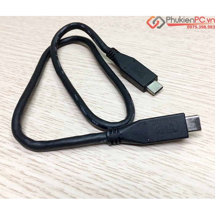 Cáp USB 3.1 Type C sang Type C 10GB