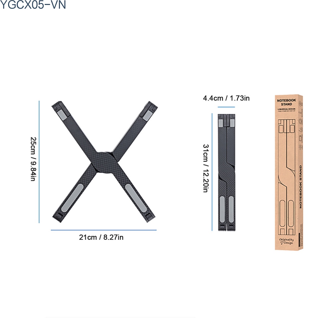 Giá Đỡ Laptop / Máy Tính Bảng / Notebook / Máy Tính Bảng Bằng Chất Liệu Abs Silicon Chống Trượt Điều Chỉnh Được Tiện Dụng | BigBuy360 - bigbuy360.vn
