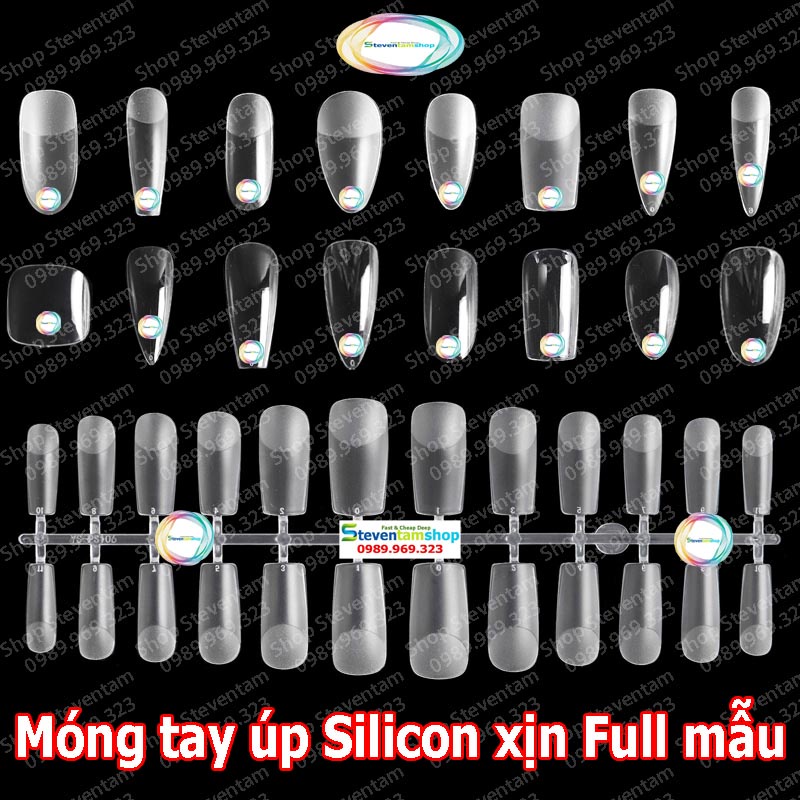 Móng up Silicon xịn full mẫu - vì 24 móng
