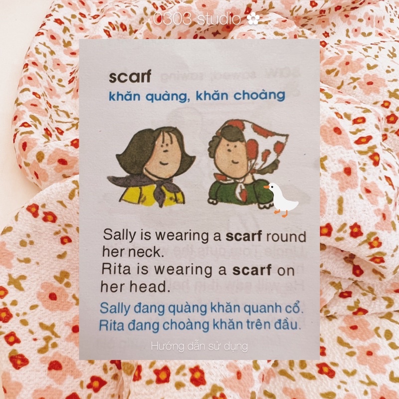 Khăn choàng cổ - phiên bản xô và cotton- Ca Dao- 0303 studio ✿