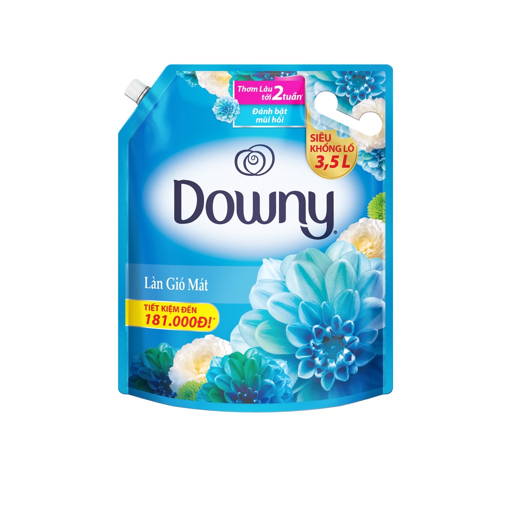 Nước xả vải Downy làn gió mát Túi 3,5L