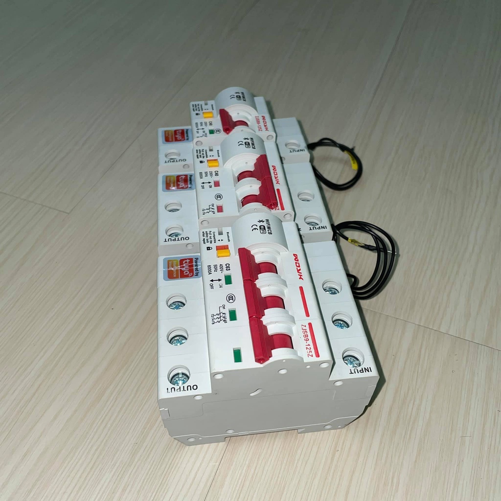 Aptomat thông minh wifi, CB cầu dao tổng thông minh tuya