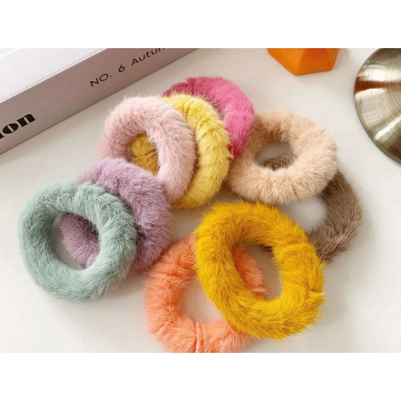 giá sỉ.combo 10 cột tóc xinh mẫu lông sang trọng đủ màu=55k