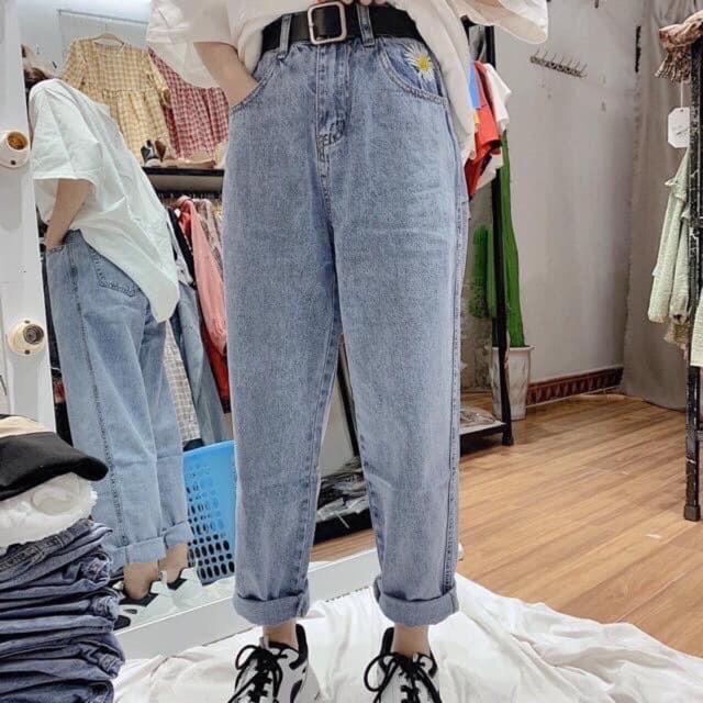 Quần baggy jean hoa cúc 🌻🌻