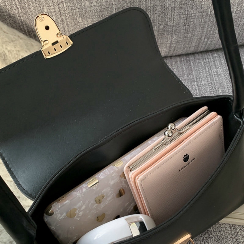 Túi da đeo vai phong cách Hàn Quốc đơn giản dành cho nữ