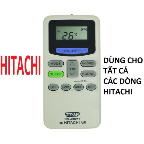Remote Điều khiển điều hòa Hitachi cũ - điều khiển máy lạnh điều hòa hitachi bảo hành đổi mới