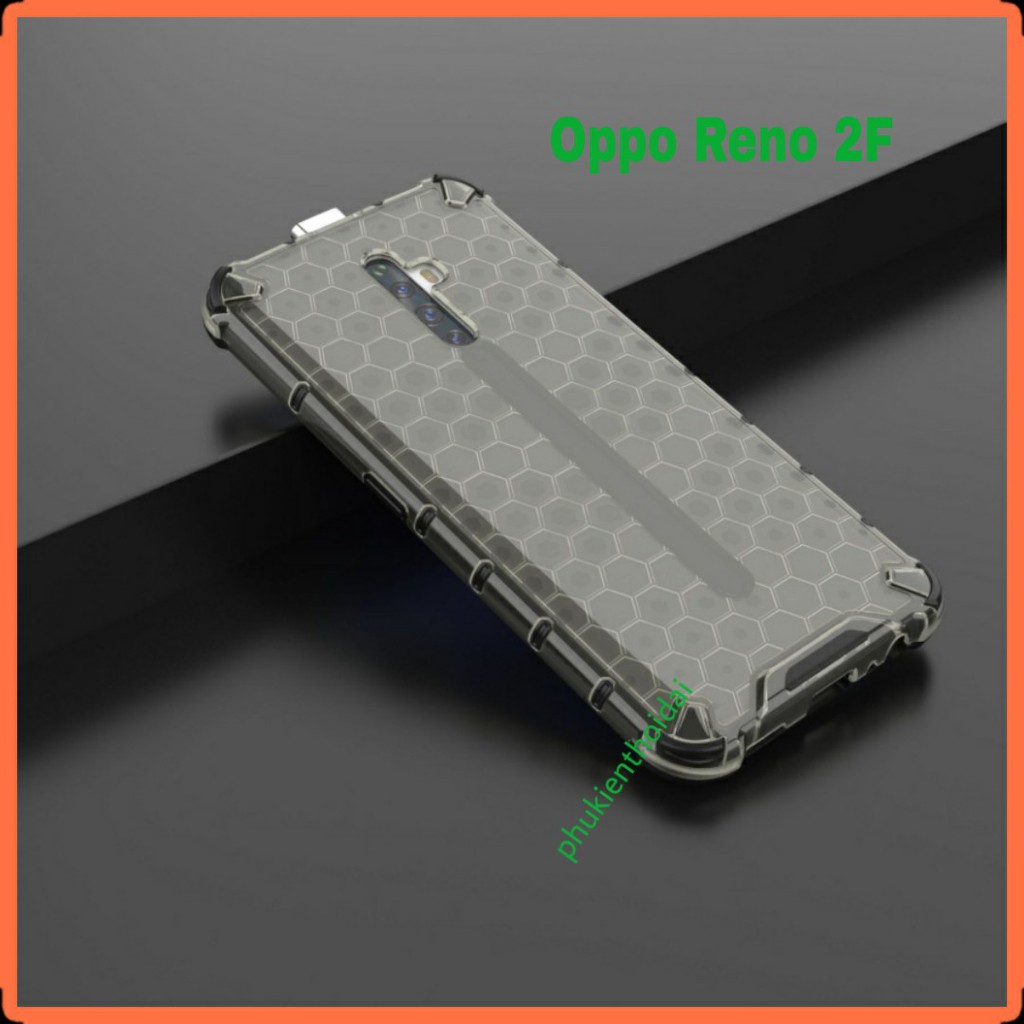 Ốp lưng Oppo Reno 2F / Reno 6Z 5G / Reno7 Z 5G chống sốc vân tổ Ong kiểu dáng UAG thời trang siêu bền