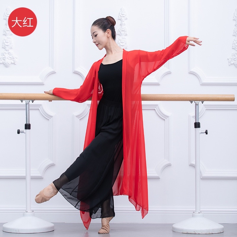 Áo choàng múa cổ trang Trung Hoa tà xéo