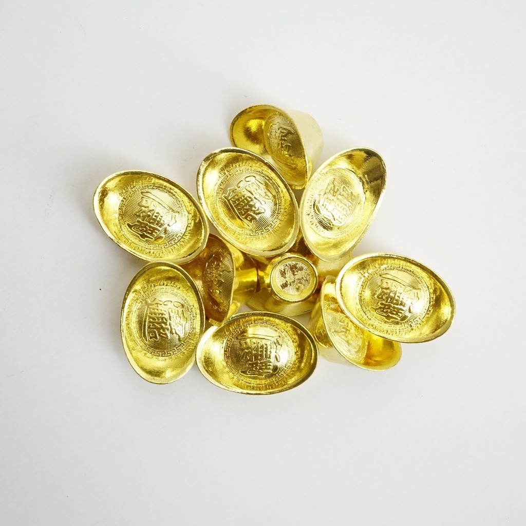 Thỏi vàng Thần Tài đồng mạ vàng tài lộc giàu có | BigBuy360 - bigbuy360.vn