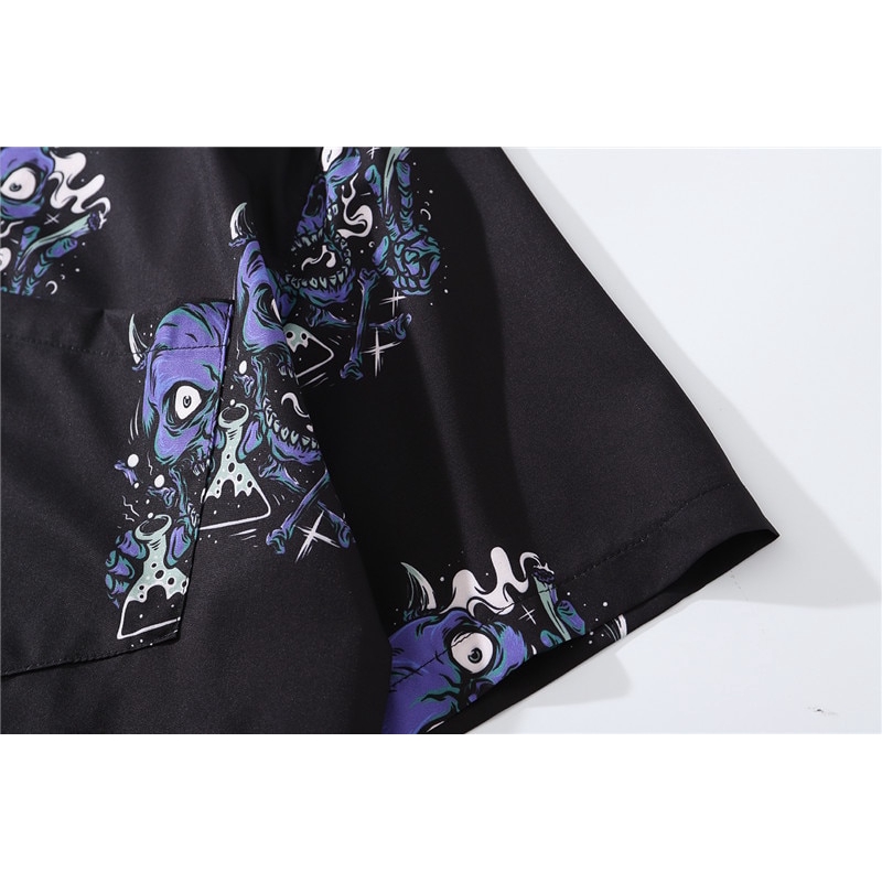 Dark Icon Purple Devil Hawaiian Shirt Men Vintage Street Men's Shirts Summer Shirts for Man | BigBuy360 - bigbuy360.vn