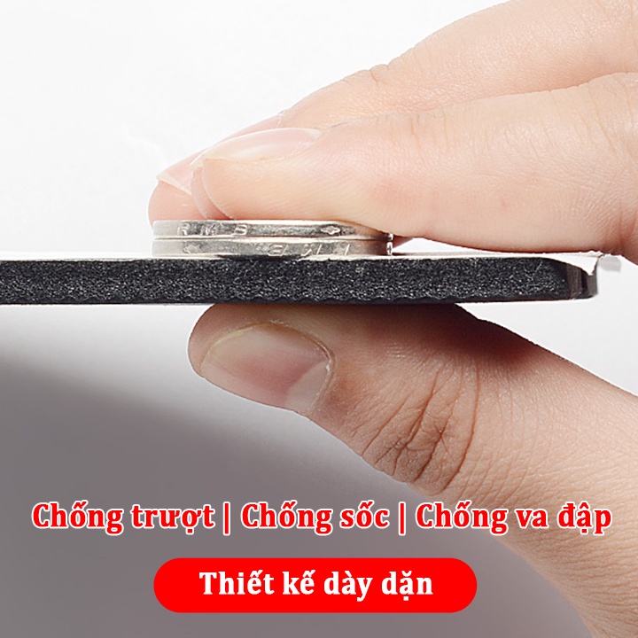 Bộ 30 Miếng Dán Lót Chân Bàn, Ghế, Giường, Tủ Chống Trơn Trượt Và Trầy Xước